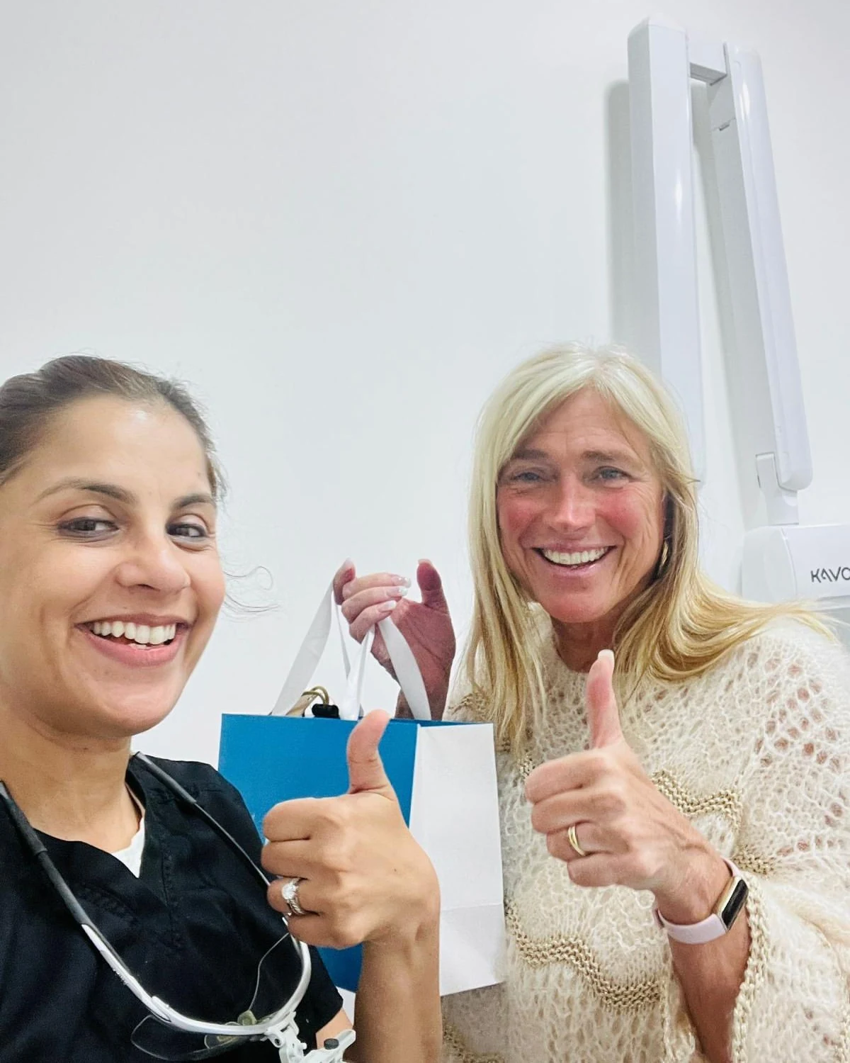 Dr. Aarti with Satisfied Restorative Patient